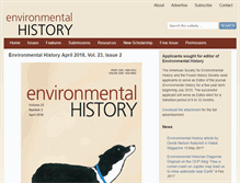 Tablet Screenshot of environmentalhistory.net